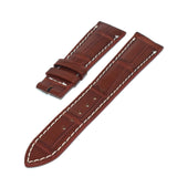 Bracelet crocodile 22/16 mm