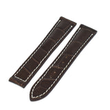 Bracelet crocodile 19/16 mm pour la boucle déployante OMEGA