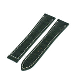 Bracelet crocodile 19/16 mm pour la boucle déployante OMEGA