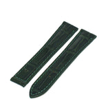 Bracelet crocodile 18/16 mm pour la boucle déployante OMEGA