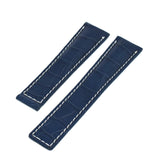 Bracelet crocodile 20/18 mm pour la boucle déployante BREITLING et TAG Heuer